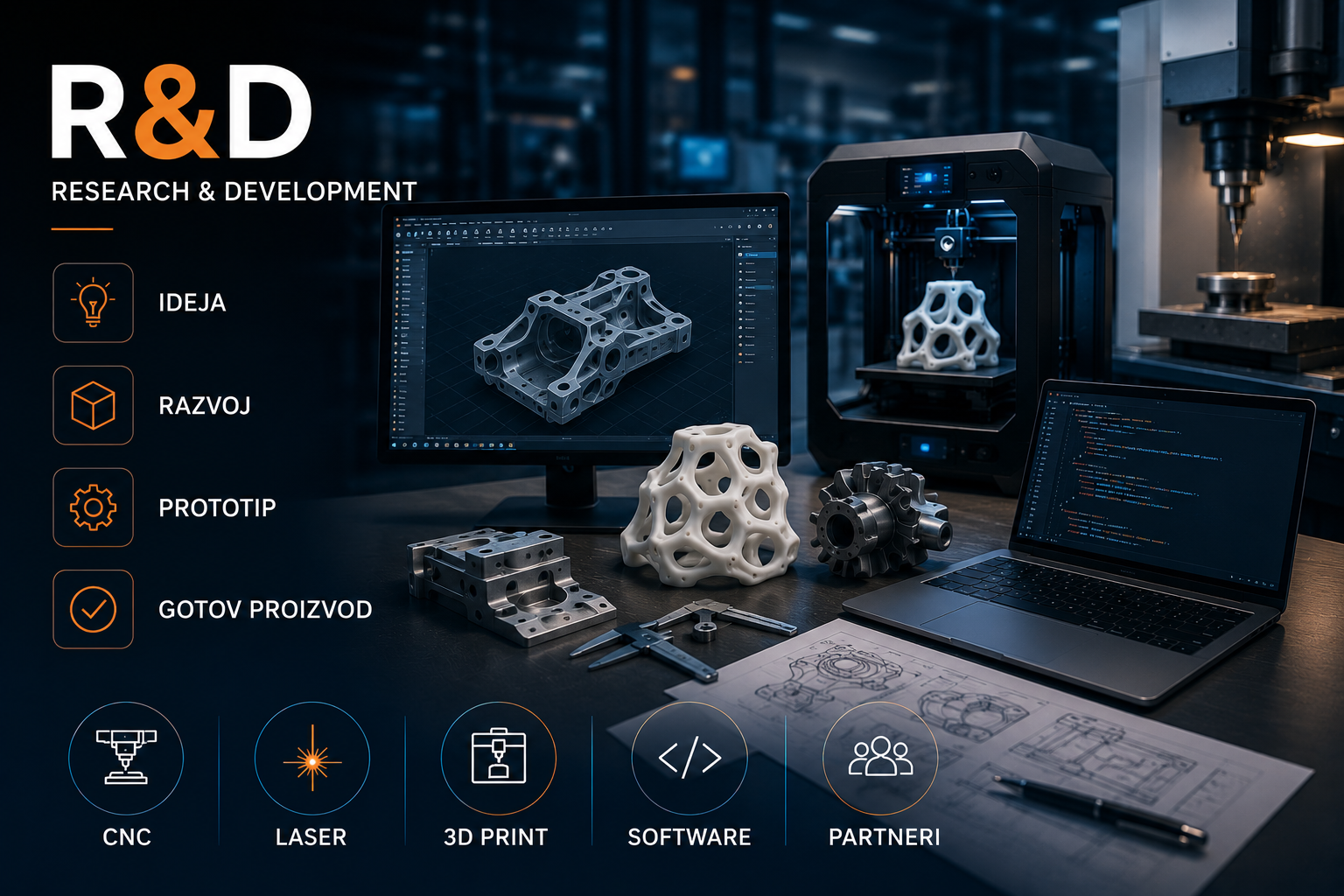 R&D — od ideje do funkcionalnog proizvoda